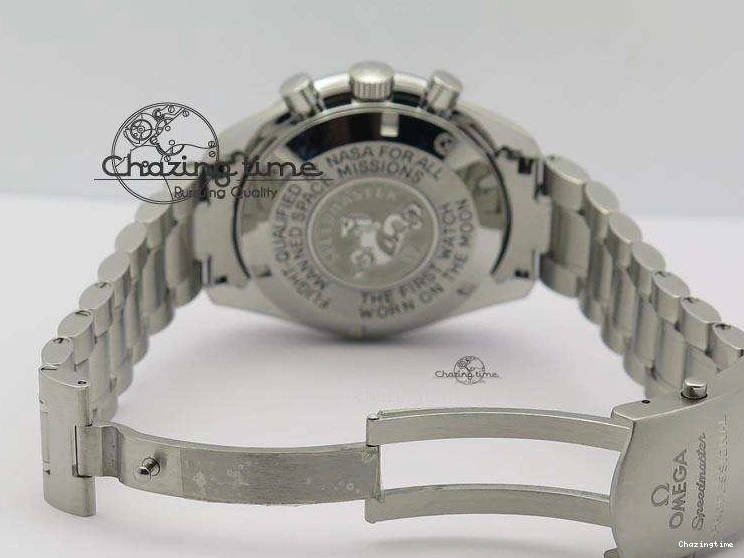 0406 Speedmaster MoonWatch Black Dial On SS Bracelet Seasonal 8228